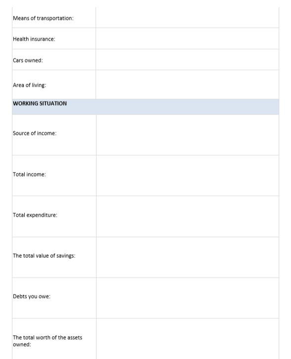 Hardship Application Form
